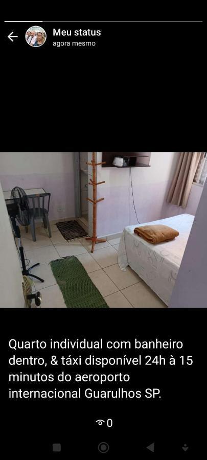 POUSADA família QUARTOS INDIVIDUAIS c banheiro&TÁXI próximo do aeroporto Internacional de Guarulhos SP Esterno foto